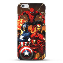 Ultra Slim Superman Phone Case For Coque iPhone 5 5SE 6s 6 7 7Plus iphone7 PC Hard Case Deadpool Ironman Batman Superhero Covers