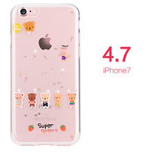 PZOZ For iphone7 Case Rhinestone Glitter Silicone Cover Original For iphone 7 Plus Luxury Crystal Diamond Soft Shell 4.7&5.5