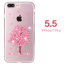 PZOZ For iphone7 Case Rhinestone Glitter Silicone Cover Original For iphone 7 Plus Luxury Crystal Diamond Soft Shell 4.7&5.5