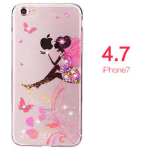 PZOZ For iphone7 Case Rhinestone Glitter Silicone Cover Original For iphone 7 Plus Luxury Crystal Diamond Soft Shell 4.7&5.5