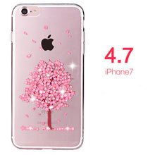 PZOZ For iphone7 Case Rhinestone Glitter Silicone Cover Original For iphone 7 Plus Luxury Crystal Diamond Soft Shell 4.7&5.5