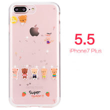 PZOZ For iphone7 Case Rhinestone Glitter Silicone Cover Original For iphone 7 Plus Luxury Crystal Diamond Soft Shell 4.7&5.5