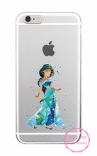 Watercolor Tinkerbell Mickey Minne Stitch Mermaid Princess  Lion King Poof Bear Monsters University Soft TPU Phone Case Coque