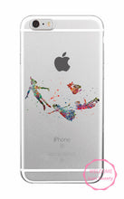 Watercolor Tinkerbell Mickey Minne Stitch Mermaid Princess  Lion King Poof Bear Monsters University Soft TPU Phone Case Coque