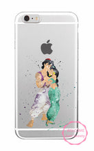 Watercolor Tinkerbell Mickey Minne Stitch Mermaid Princess  Lion King Poof Bear Monsters University Soft TPU Phone Case Coque