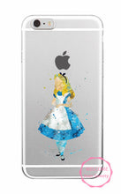 Watercolor Tinkerbell Mickey Minne Stitch Mermaid Princess  Lion King Poof Bear Monsters University Soft TPU Phone Case Coque