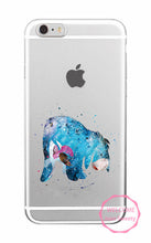Watercolor Tinkerbell Mickey Minne Stitch Mermaid Princess  Lion King Poof Bear Monsters University Soft TPU Phone Case Coque
