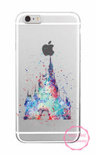 Watercolor Tinkerbell Mickey Minne Stitch Mermaid Princess  Lion King Poof Bear Monsters University Soft TPU Phone Case Coque