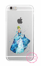 Watercolor Tinkerbell Mickey Minne Stitch Mermaid Princess  Lion King Poof Bear Monsters University Soft TPU Phone Case Coque