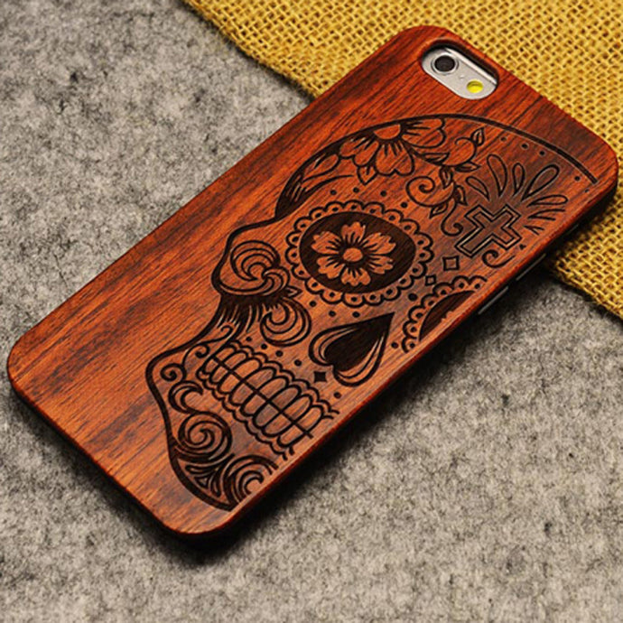 New Brand Thin Luxury Bamboo Wood Phone Case For Iphone 5 5S 6 6S 6Plus 6S Plus 7 7Plus Cover Wooden High Quality Shockproof